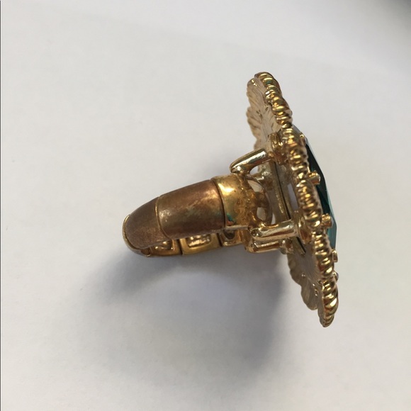 Betsey Johnson Teal Mermaid Stretch Ring - Picture 3 of 16